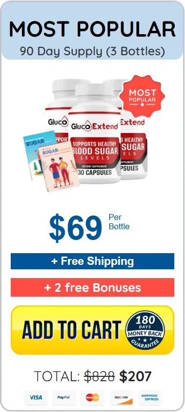 Gluco Extend  - 3 Bottle